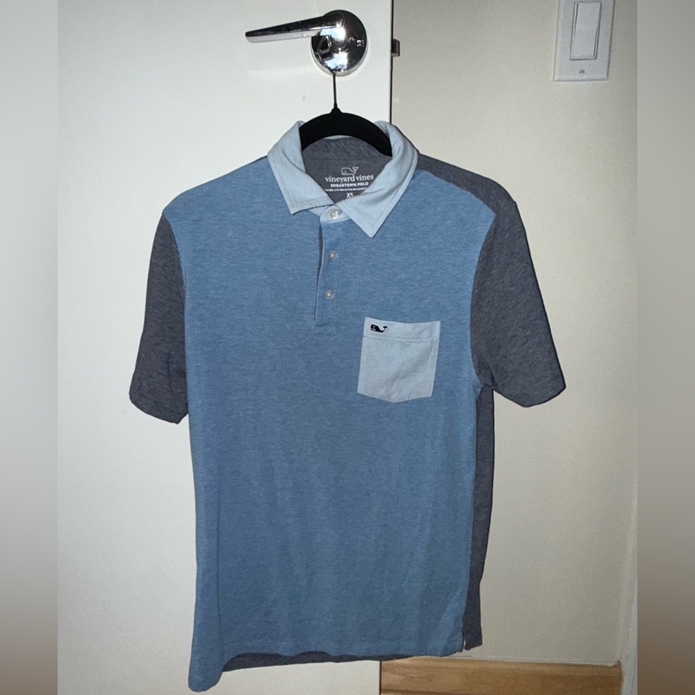 Vineyard Vines Edgartown Polo Shirt (XS) – Colorblock Pocket Style